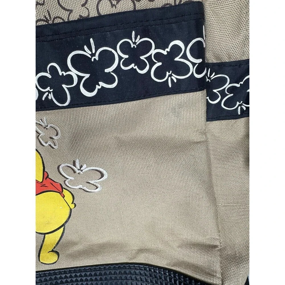 Winnie The Pooh Beige Backpack Soft Case Adjustable Straps Girls Daypack School